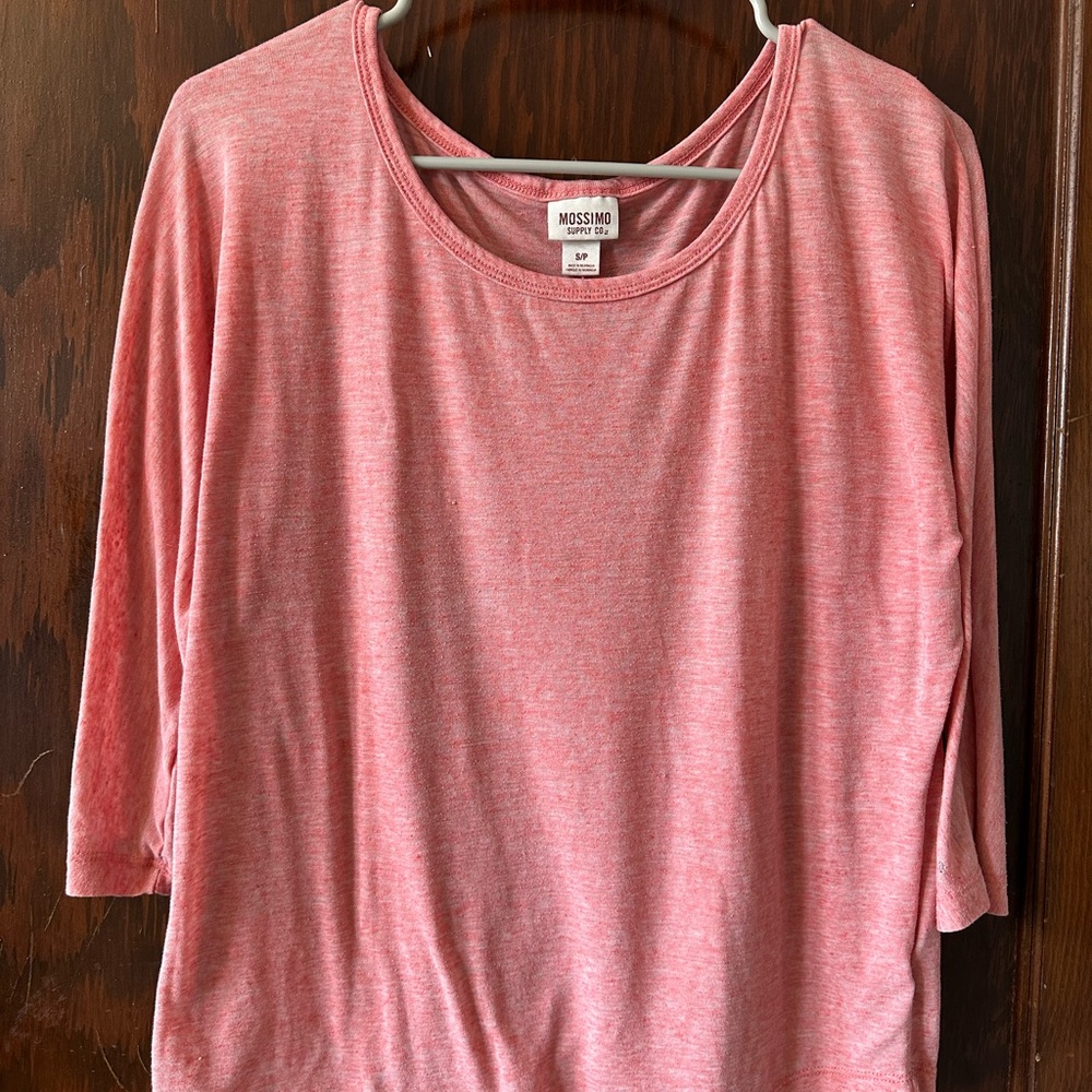 Mossimo Supply Co. Pink Oversized Blouse
